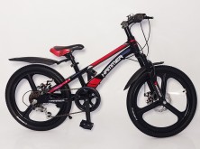 Гірський велосипед HAMMER VA210 MG чорно-червоний колеса 20'' магнієві диски