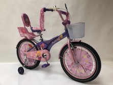 Велосипед дитячий двоколісний Racer-girl фіолетовий колеса 18''