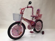Велосипед дитячий двоколісний Racer-girl рожевий колеса 20''