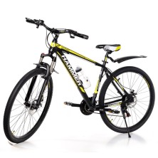 Гірський велосипед S200 HAMMER чорно-жовтий колеса 29’’х2,25 рама 19’’