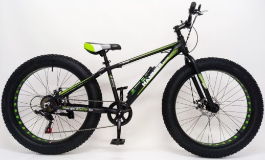 Велосипед "S800 HAMMER EXTRIME" Колёса 26’’х4,0. Алюминиевая рама 17’’