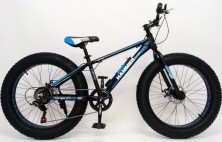 Велосипед "S800 HAMMER EXTRIME" Колёса 24’’х4,0. Алюминиевая рама 15’  черно-синий