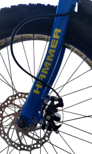 Гірський велосипед Hammer JUPITER FATBIKE синій колеса 24''