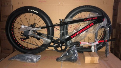 Гірський велосипед Hammer JUPITER FATBIKE синій колеса 24''