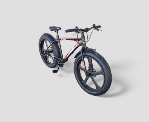 Гірський велосипед S800-MAX-1 M.R. HAMMER EXTRIME чорно-червоний колеса 26''х4.0 алюмінієва рама 19''