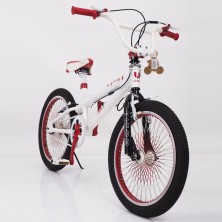 Детский велосипед "BMX-20"алюминиевый белый