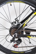 Гірський велосипед S200 HAMMER чорно-жовтий колеса 26’’х2,25 рама 17’’