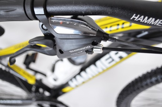 Гірський велосипед S200 HAMMER чорно-жовтий колеса 26’’х2,25 рама 17’’