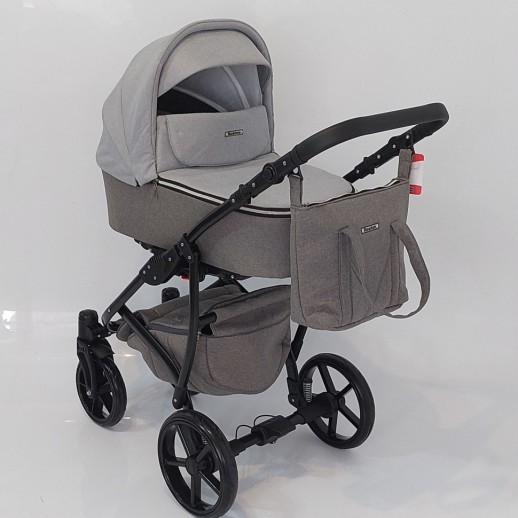 Коляска дитяча BOSTON 2В1 екошкіра текстиль