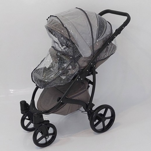 Коляска дитяча BOSTON 2В1 екошкіра текстиль