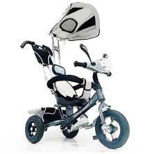 Велосипед дитячий триколісний WS862AW-M Сірий (світиться фара)колесо  8/10
