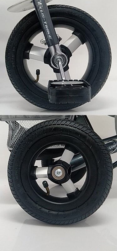Велосипед дитячий триколісний WS862AW-M Сірий (світиться фара)колесо 8/10