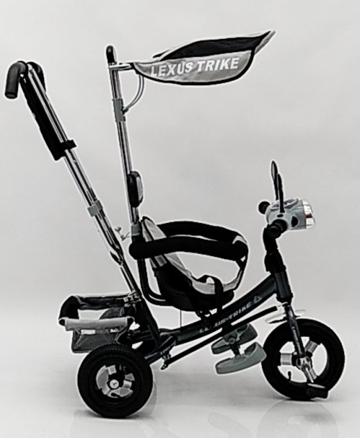 Велосипед дитячий триколісний WS862AW-M Сірий (світиться фара)колесо 8/10