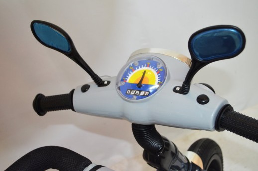 Велосипед дитячий триколісний WS862AW-M Сірий (світиться фара)колесо 8/10