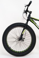 Гірський велосипед S800 HAMMER EXTRIME чорно-зелений колеса 26’’х4,0 алюмінієва рама 17’’