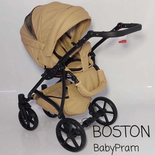 Коляска дитяча BOSTON 2в1 екошкіра