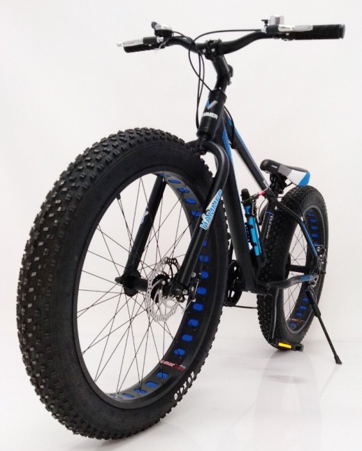 Гірський велосипед S800 HAMMER EXTRIME чорно-синій колеса 26’’х4,0 алюмінієва рама 17’’
