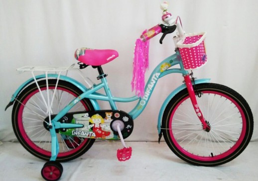 Велосипед двоколісний дитячий INFANTA 20" Blue блакитний