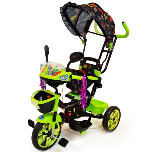 Детский велосипед WS-828R-2(NP) Черно-зеленый