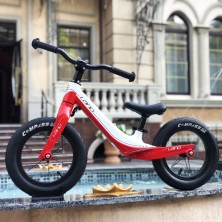 Біговел (велобіг) 12'' LANQ WLN1255 червоно-білий