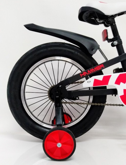 Велосипед двоколісний дитячий D-JEEP 16'' чорно-червоний