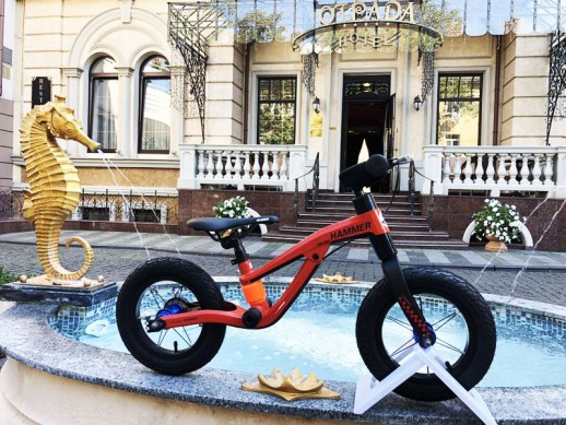 Біговел HAMMER HS-1 червоний магнієва рама та вилка 