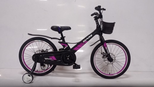 Велосипед дитячий двоколісний Mars-2 Evolution 20 дюймів чорно-фіолетовий