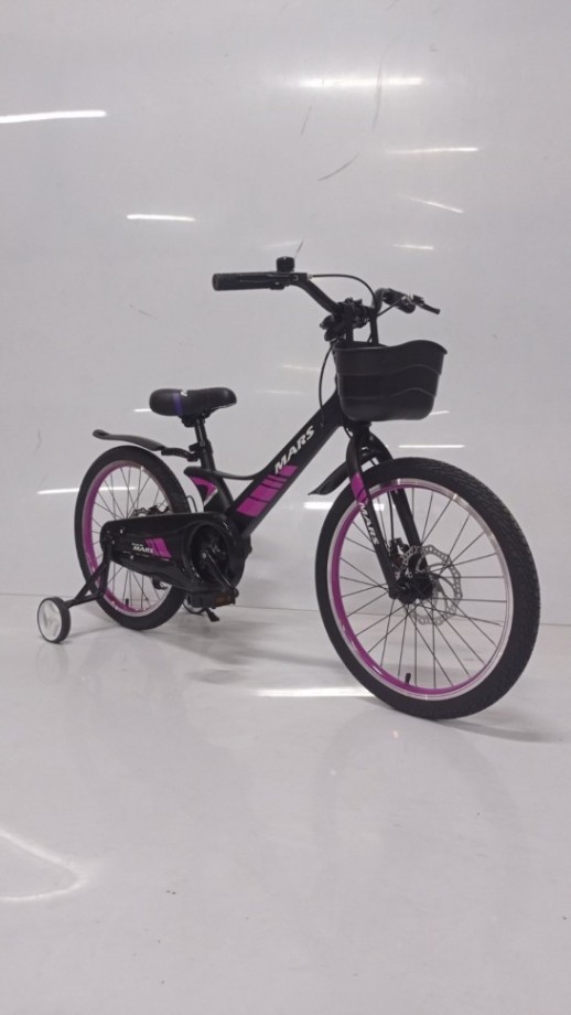 Велосипед дитячий двоколісний Mars-2 Evolution 20 дюймів чорно-фіолетовий