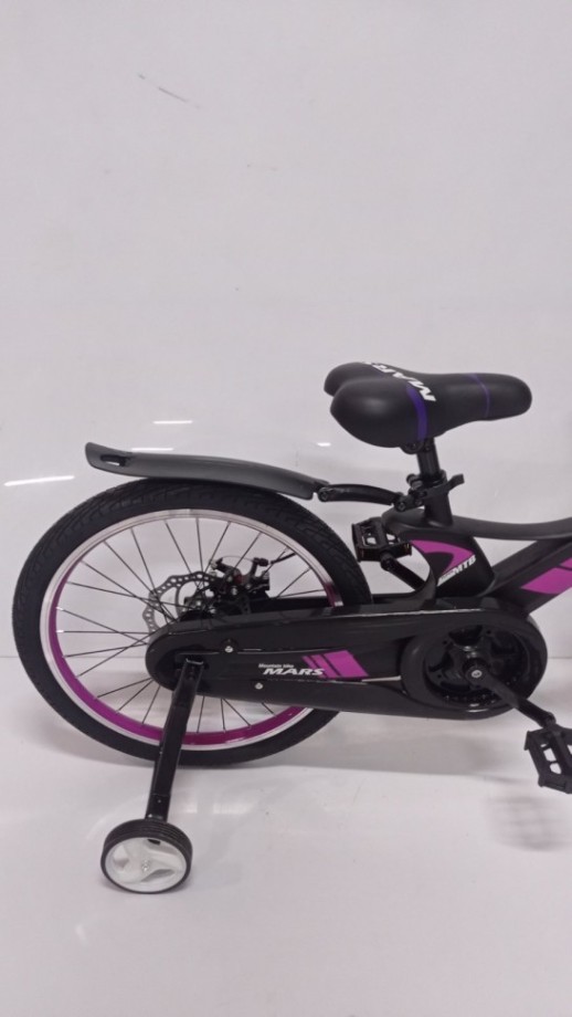 Велосипед дитячий двоколісний Mars-2 Evolution 20 дюймів чорно-фіолетовий