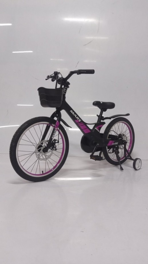 Велосипед дитячий двоколісний Mars-2 Evolution 20 дюймів чорно-фіолетовий