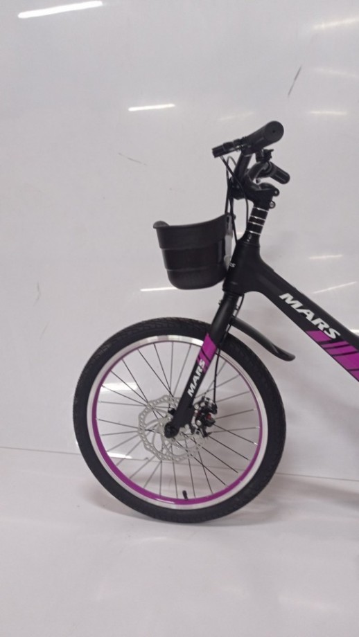 Велосипед дитячий двоколісний Mars-2 Evolution 20 дюймів чорно-фіолетовий