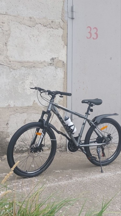 Гірський велосипед DYNA D50 сірий колеса 24'' рама 16''