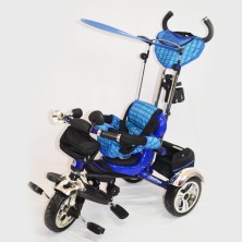 Велосипед дитячий триколісний Lexus-Trike LX-570 air wheels Blue синій