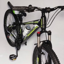 Гірський велосипед S300 BLAST чорно-зелений колеса 27.5'' рама 18''