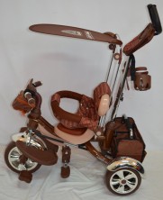 Велосипед дитячий триколісний Lexus-Trike LX-600 eva wheels Brown коричневий