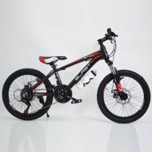 Гірський велосипед S300 BLAST чорно-червоний колеса 20'' рама 11''