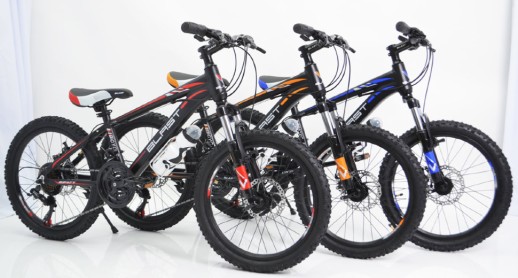 Гірський велосипед S300 BLAST чорно-червоний колеса 20'' рама 11''