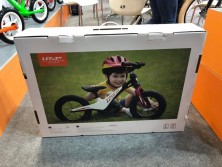 Біговел Lenjoy S400 12 дюймів біло-чорний магнієва рама та вилка