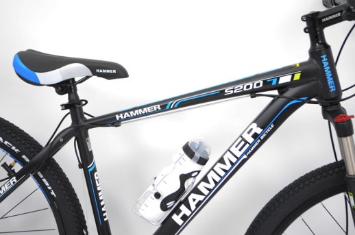 Гірський велосипед S200 HAMMER чорно-синій колеса 29’’х2,25 рама 19’’