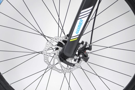 Гірський велосипед S200 HAMMER чорно-синій колеса 29’’х2,25 рама 19’’