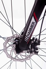 Гірський велосипед S200 HAMMER чорно-червоний колеса 29’’х2,25 рама 19’’