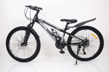 Гірський велосипед S100 HAMMER чорно-сірий колеса 26''