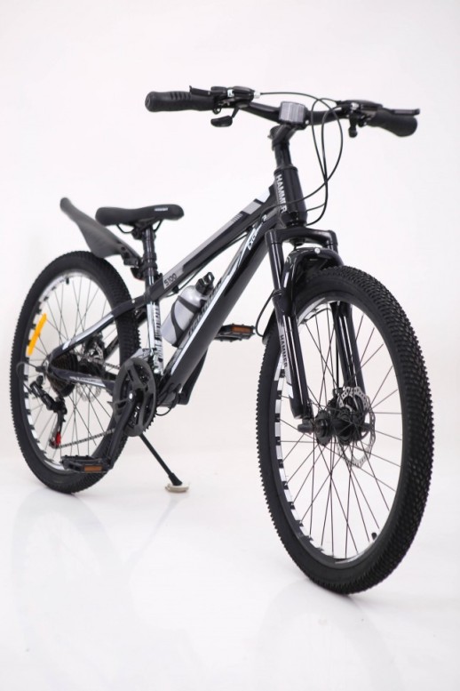 Гірський велосипед S100 HAMMER чорно-сірий колеса 26''