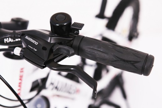 Гірський велосипед S200 HAMMER біло-червоний колеса 24’’х2,25 рама 14’’