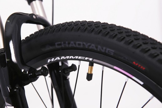 Гірський велосипед S200 HAMMER біло-червоний колеса 24’’х2,25 рама 14’’