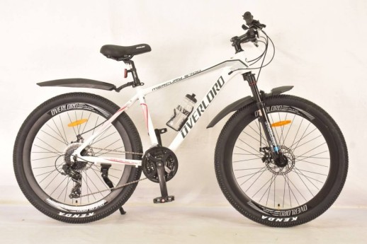 Гірський велосипед S700 Mercury OVERLORD біло-сірий колеса 26'' рама 17'' промпідшипник