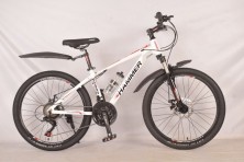 Гірський велосипед Hammer NEW S200 біло-червоний колеса 26'' рама 17'' промпідшипник